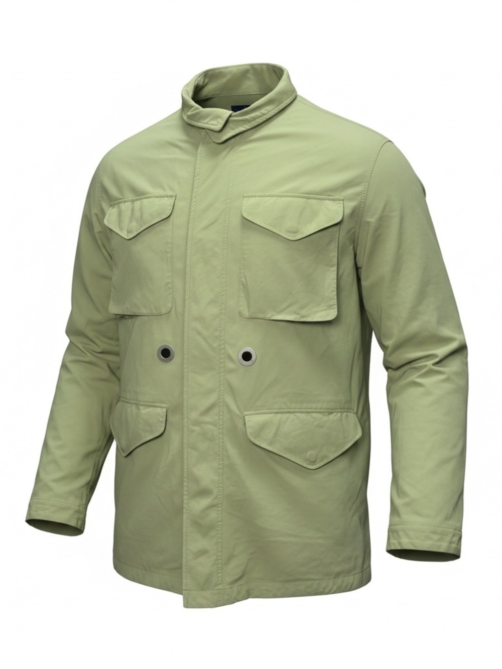 Moncler LoveFrom Field Jacket Sage Green Utility Coat Size 3